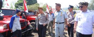 Kakorlantas dan Dirut Jasa Raharja ke bromo